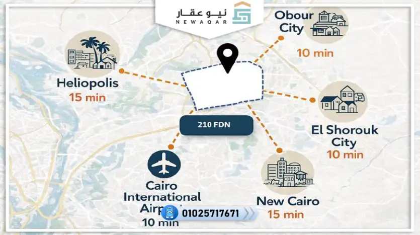 استاند الون للبيع 200م بحمام سباحه