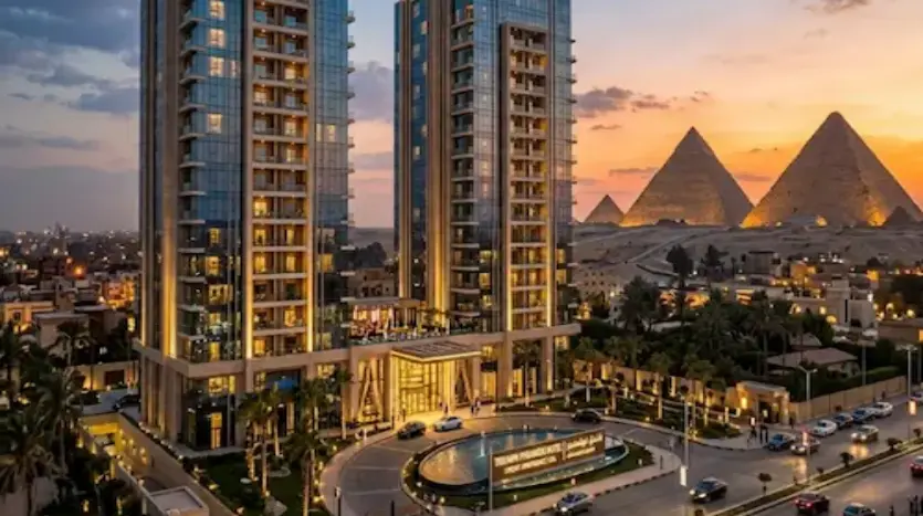 شقق سياحية للبيع بالقرب من الأهرامات بالتقسيط شقق فندقية مطلة على الأهرامات بالتقسيط في مصر 2026