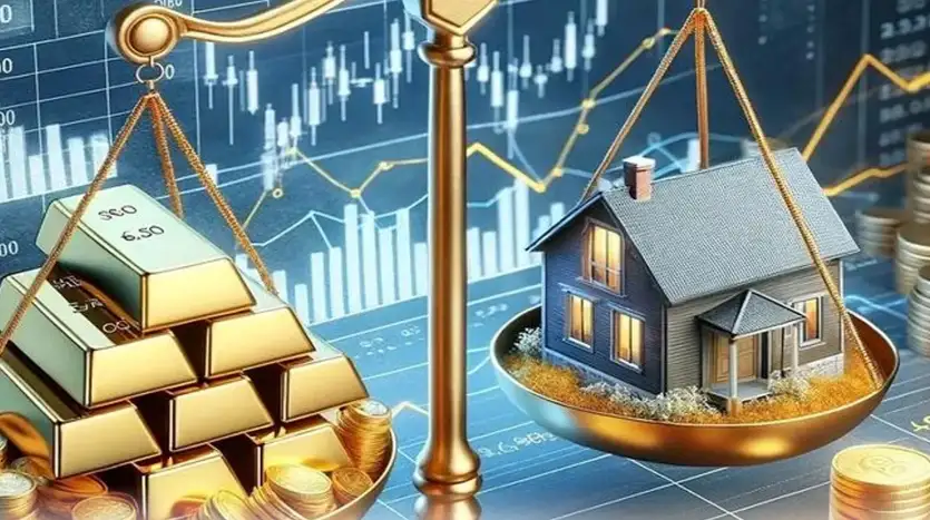 مقارنة بين الاستثمار العقاري والذهب هل الاستثمار في العقار أفضل من الذهب؟