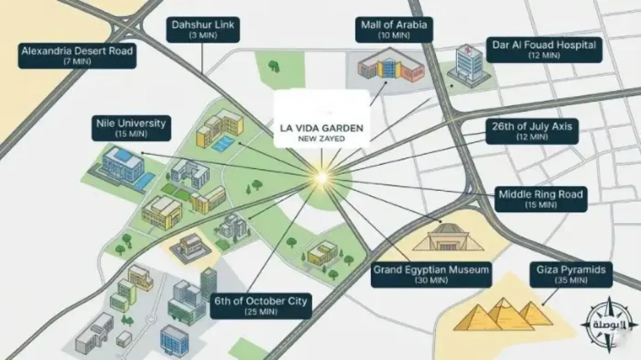 La Vida Garden كمبوند لافيدا