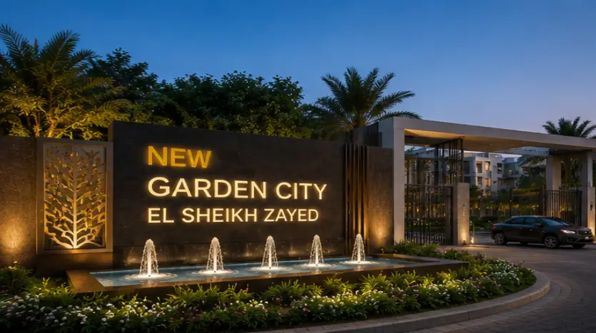 كمبوند نيو جاردن سيتي الشيخ زايد شركة كيران New Garden City El Sheikh Zayed