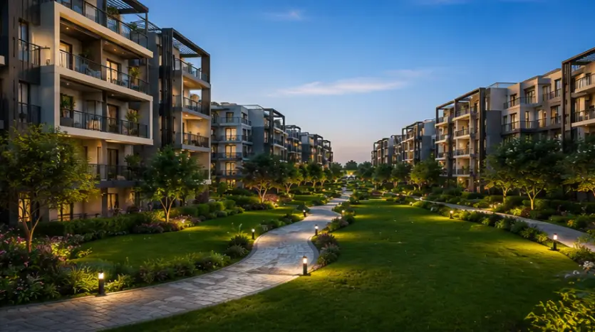New Garden City El Sheikh Zayed كمبوند New Garden City