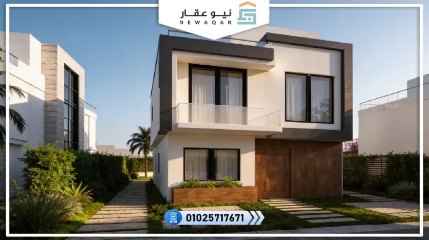 فيلا مستقلة للبيع 255م بجاردن 200م