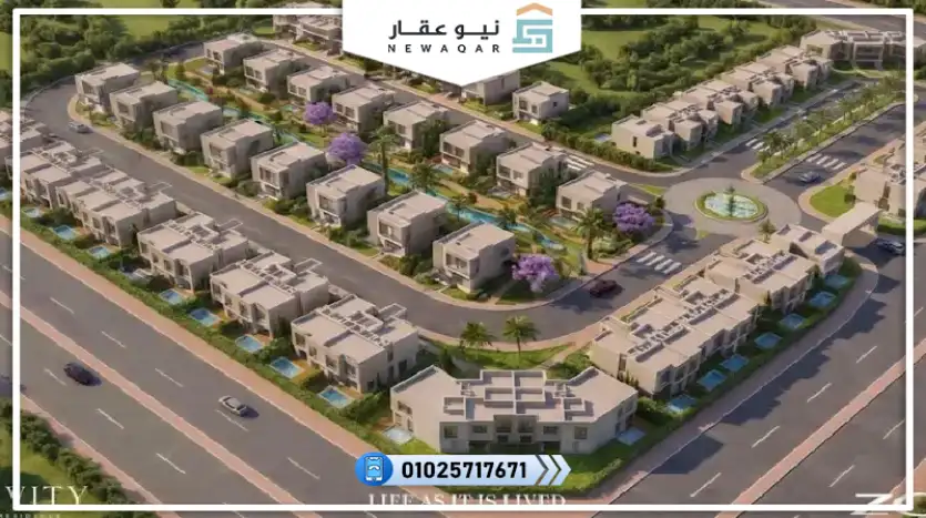تاون هاوس ميدل للبيع 269م بجاردن 168م