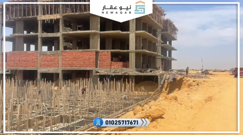 شقة للبيع 132متر بجاردن 46متر