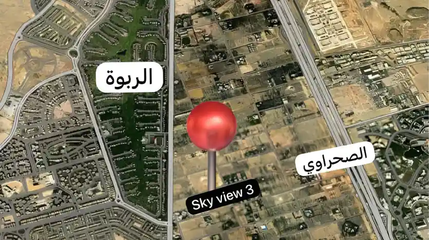خريطة Sky view 3 El Sheikh Zayed