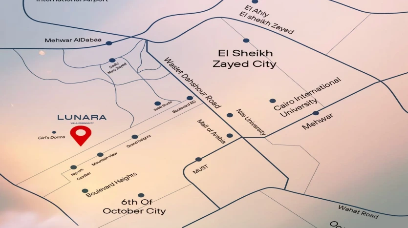 مشروع Lunara Lunara New Zayed