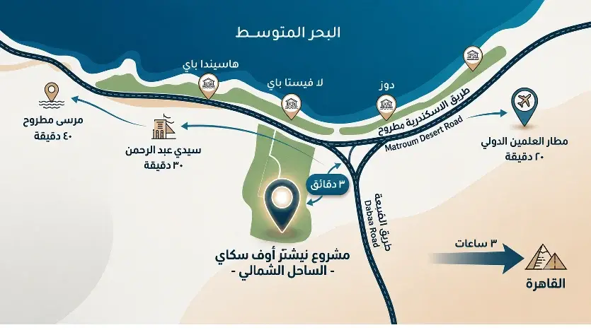 قرية نيشنز أوف سكاي الساحل الشمالي مشروع Nations Of Sky