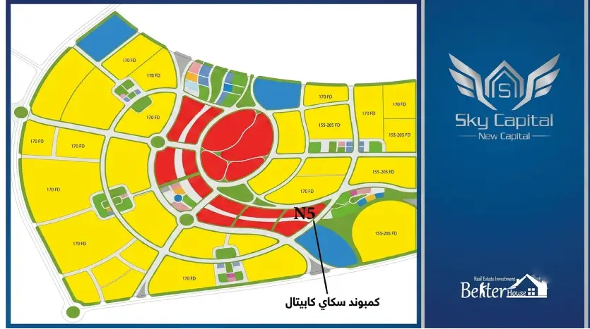 خريطة Sky capital r7