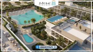 شاليه للبيع 60متر بفيو لاجون دايريكت