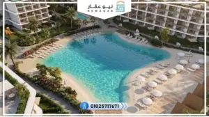 شاليه للبيع 70متر بفيو لاندسكيب