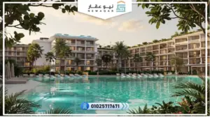 شاليه للبيع 126متر بفيو لاجون مباشرة
