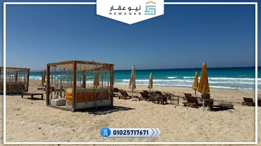 شاليه 125متر بفيو لاجون مباشرة