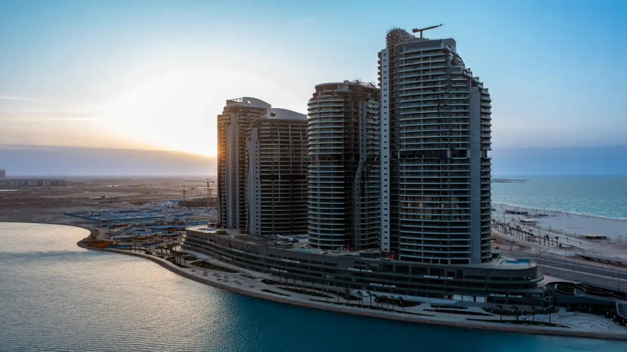 احجز في ابراج حسن علام العلمين الجديدة New Alamein Towers