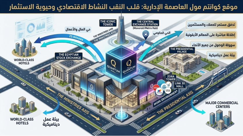 موقع مول Quantum العاصمة