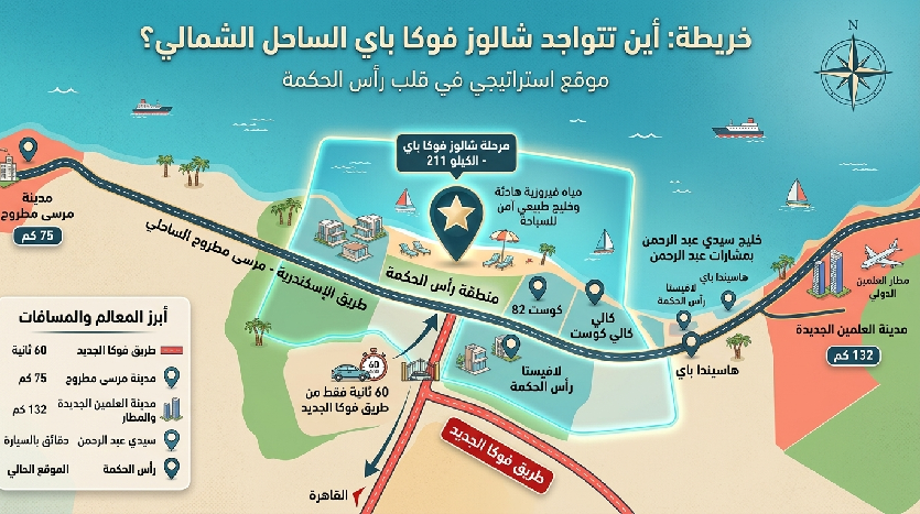 موقع مشروع Shallows Ras El Hekma