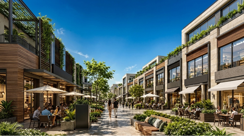 تصميم مشروع Urban Walk New Cairo