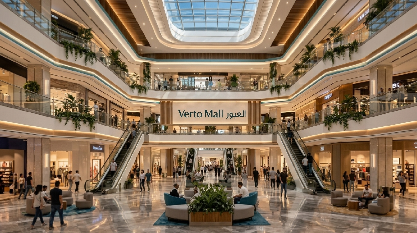 مساحة وحدات مول فيترو العبور