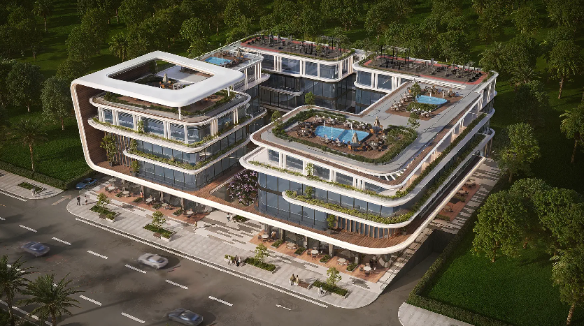 التصميم المعماري لمول XOS Somid Hub مدينة 6 أكتوبر