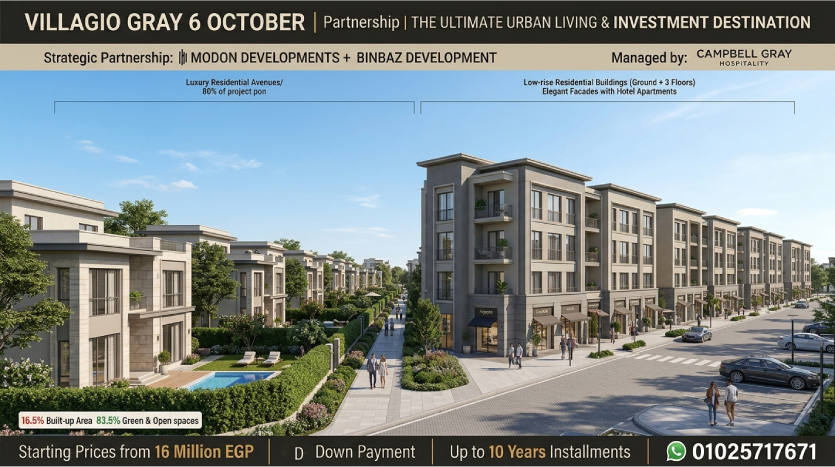العائد الاستثماري من شراء villagio gray