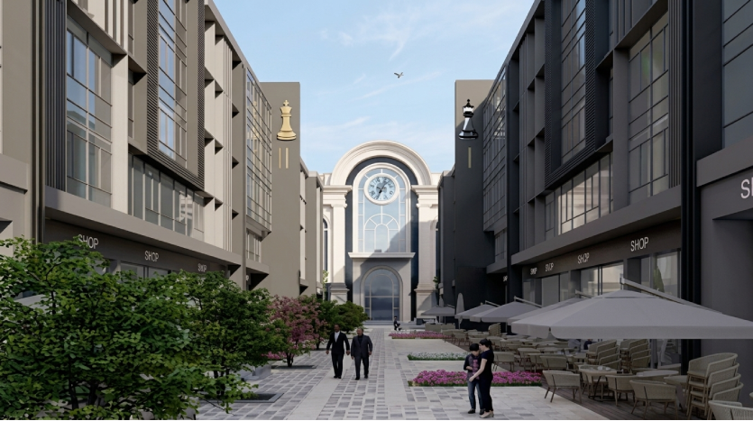 مساحة مول The Yard Villas New Cairo