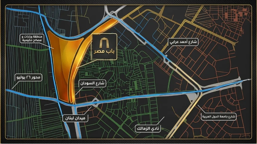 خريطة مول حسن علام في المهندسين
