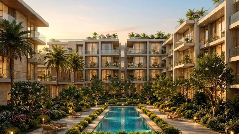 التصميم المعماري لكمبوند كوندو بارك التجمع