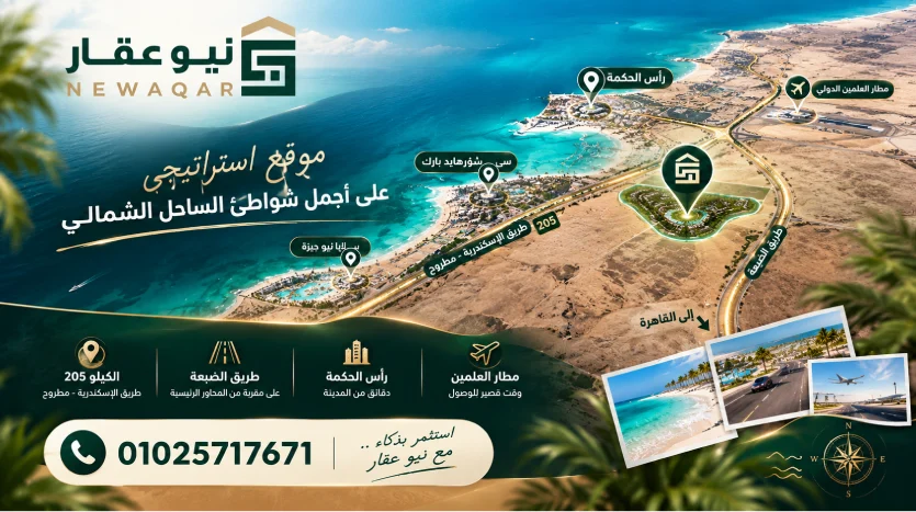 خريطة مشروع شركة ديوان الجديد في رأس الحكمة