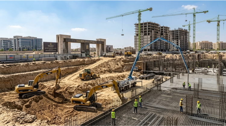 أنواع الوحدات والمساحات في كمبوند Dolmen القاهرة الجديدة
