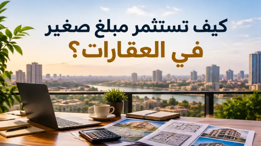 كيف تستثمر مبلغ صغير في العقارات؟