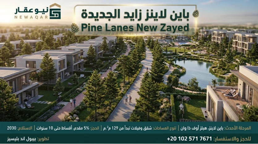 معلومات حول مرحلة باين لاينز زايد الجديدة Pine Lanes New Zayed