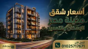اسعار شقق مدينة مصر للإسكان والتعمير