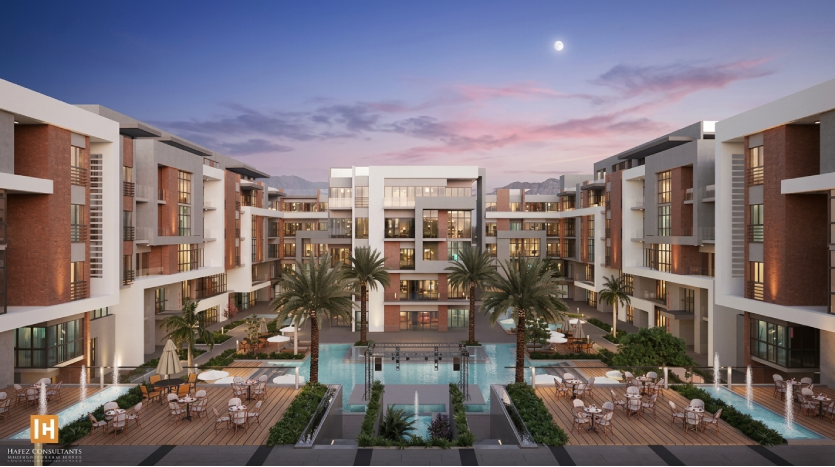 مساحات وأنواع وحدات مشروع Almaza Bay Ras Soma